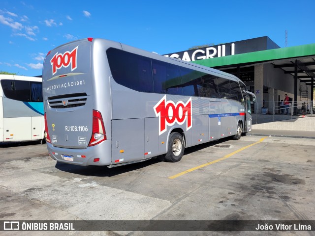 Auto Viação 1001 RJ 108.1106 na cidade de Sapucaia, Rio de Janeiro, Brasil, por João Vitor Lima. ID da foto: 11445558.