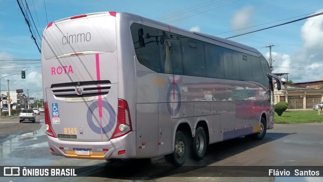 Rota Transportes Rodoviários 8145 na cidade de Cruz das Almas, Bahia, Brasil, por Flávio  Santos. ID da foto: 11447807.