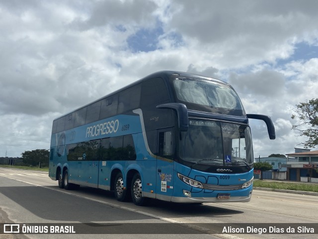 Auto Viação Progresso 6059 na cidade de Canguaretama, Rio Grande do Norte, Brasil, por Alison Diego Dias da Silva. Número da foto: #11447041.