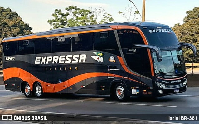 Expressa Turismo 55400 na cidade de Betim, Minas Gerais, Brasil, por Hariel BR-381. ID da foto: 11446001.