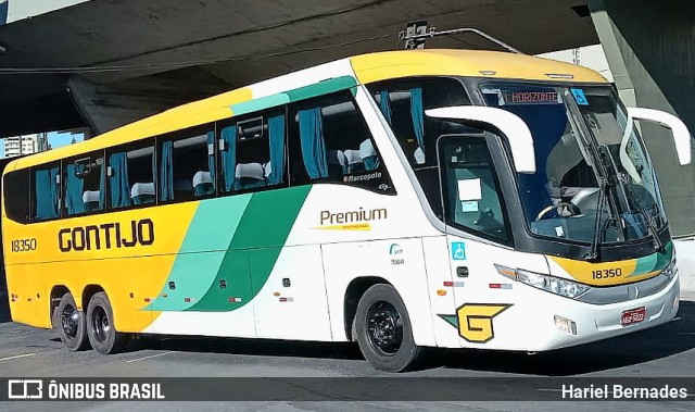 Empresa Gontijo de Transportes 18350 na cidade de Belo Horizonte, Minas Gerais, Brasil, por Hariel Bernades. Número da foto: #11444753.