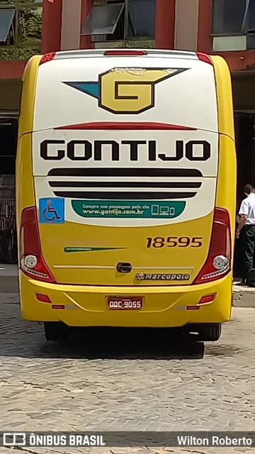 Empresa Gontijo de Transportes 18595 na cidade de Governador Valadares, Minas Gerais, Brasil, por Wilton Roberto. Número da foto: #11445799.