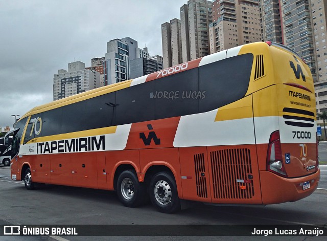 Viação Itapemirim 70000 na cidade de Barueri, São Paulo, Brasil, por Jorge Lucas Araújo. ID da foto: 11446655.