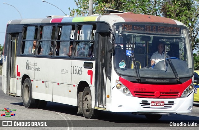 Transportes Barra D13069 na cidade de Rio de Janeiro, Rio de Janeiro, Brasil, por Claudio Luiz. ID da foto: 11446723.