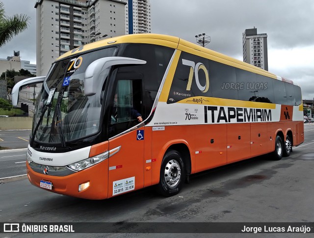 Viação Itapemirim 70000 na cidade de Barueri, São Paulo, Brasil, por Jorge Lucas Araújo. ID da foto: 11446661.