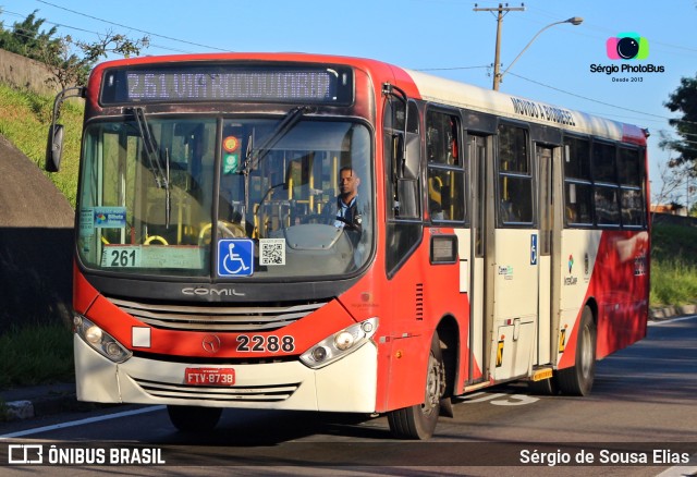 Expresso CampiBus 2288 na cidade de Campinas, São Paulo, Brasil, por Sérgio de Sousa Elias. ID da foto: 11447519.