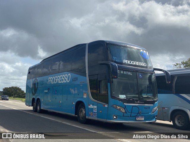 Auto Viação Progresso 6239 na cidade de Canguaretama, Rio Grande do Norte, Brasil, por Alison Diego Dias da Silva. Número da foto: #11447030.