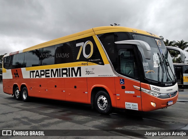 Viação Itapemirim 70000 na cidade de Barueri, São Paulo, Brasil, por Jorge Lucas Araújo. ID da foto: 11446576.