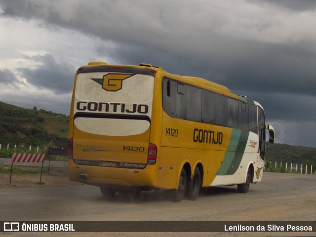 Empresa Gontijo de Transportes 14120 na cidade de Taquaritinga do Norte, Pernambuco, Brasil, por Lenilson da Silva Pessoa. ID da foto: 11446217.