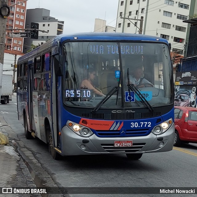 Empresa de Ônibus Vila Galvão 30.772 na cidade de São Paulo, São Paulo, Brasil, por Michel Nowacki. ID da foto: 11447793.