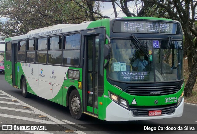 VB Transportes e Turismo 3372 na cidade de Campinas, São Paulo, Brasil, por Diego Cardoso da Silva. ID da foto: 11446444.