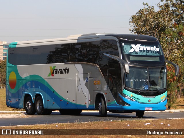 Viação Xavante 22203 na cidade de Brasília, Distrito Federal, Brasil, por Rodrigo Fonseca. Número da foto: #11447066.