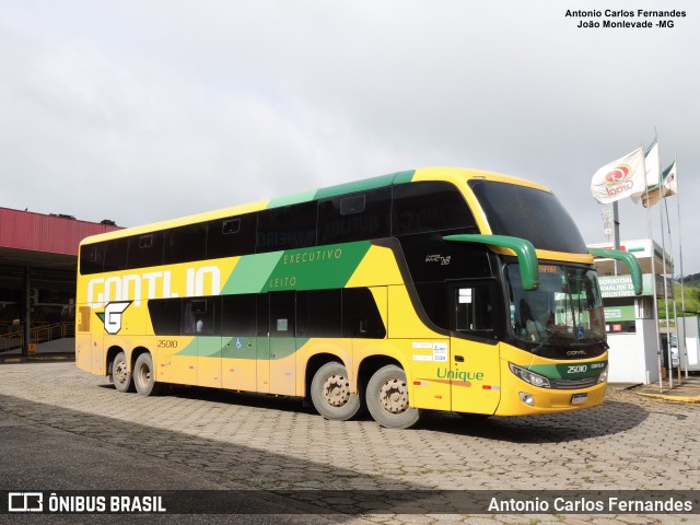 Empresa Gontijo de Transportes 25010 na cidade de João Monlevade, Minas Gerais, Brasil, por Antonio Carlos Fernandes. ID da foto: 11448486.