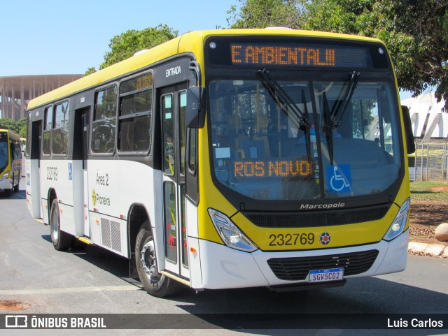 Viação Pioneira 232769 na cidade de Brasília, Distrito Federal, Brasil, por Luis Carlos. Número da foto: #11449936.