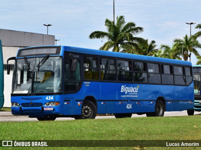 Biguaçu Transportes Coletivos Administração e Participação 424 na cidade de Florianópolis, Santa Catarina, Brasil, por Lucas Amorim. Número da foto: #11449576.