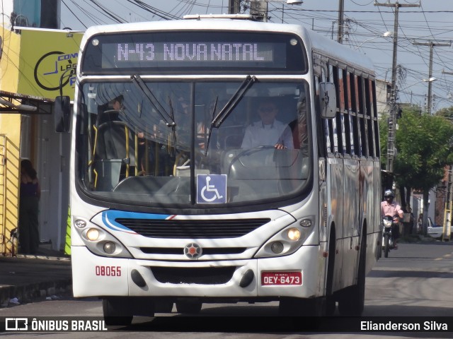 Transnacional Transportes Urbanos 08055 na cidade de Natal, Rio Grande do Norte, Brasil, por Elianderson Silva. Número da foto: #11448843.
