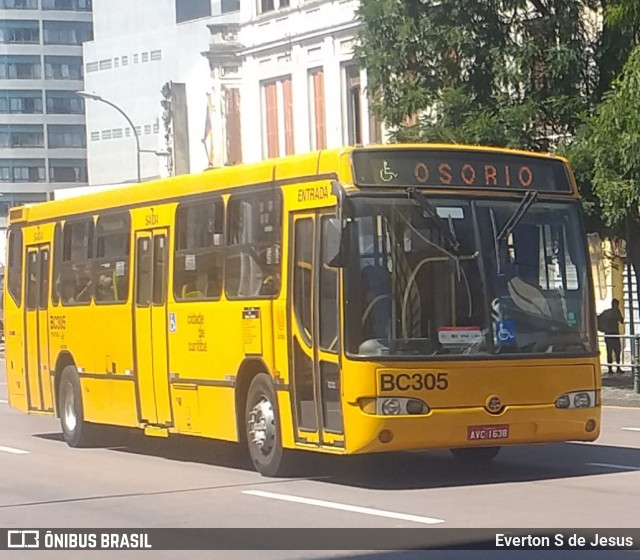 Transporte Coletivo Glória BC305 na cidade de Curitiba, Paraná, Brasil, por Everton S de Jesus. Número da foto: #11450938.