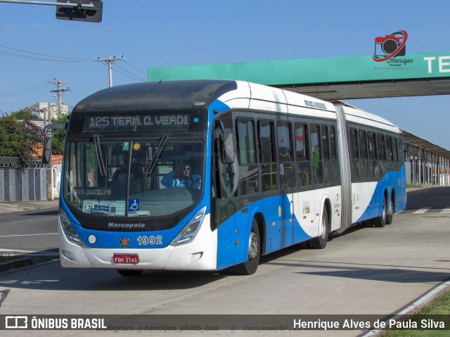 VB Transportes e Turismo 1992 na cidade de Campinas, São Paulo, Brasil, por Henrique Alves de Paula Silva. Número da foto: #11449448.