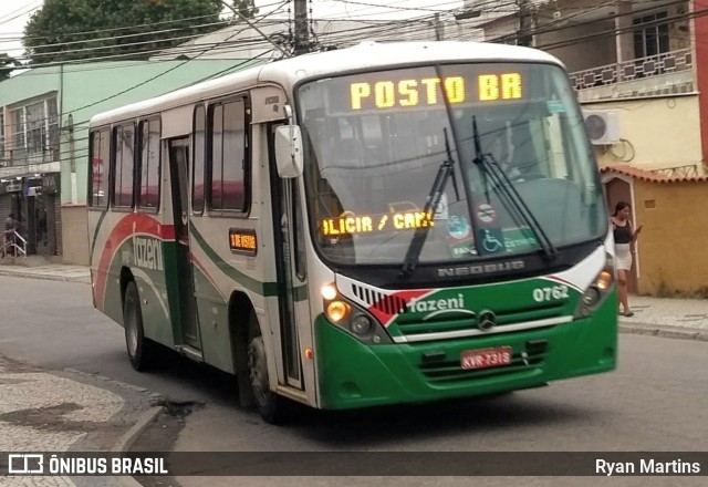 Fazeni Transportes e Turismo 0762 na cidade de Queimados, Rio de Janeiro, Brasil, por Ryan Martins. Número da foto: #11449246.