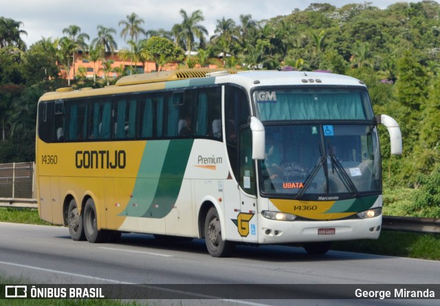 Empresa Gontijo de Transportes 14360 na cidade de Santa Isabel, São Paulo, Brasil, por George Miranda. Número da foto: #11448930.
