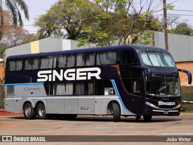 Expreso Singer 862 na cidade de Puerto Iguazú, Iguazú, Misiones, Argentina, por João Victor. ID da foto: 11450506.