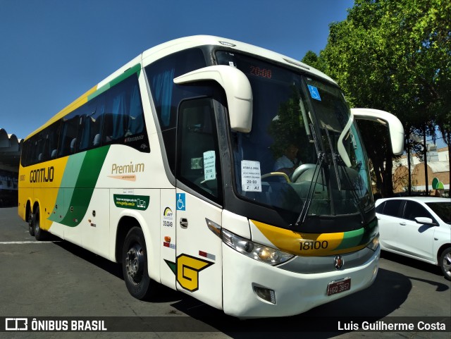 Empresa Gontijo de Transportes 18100 na cidade de Araçatuba, São Paulo, Brasil, por Luis Guilherme Costa. Número da foto: #11450145.