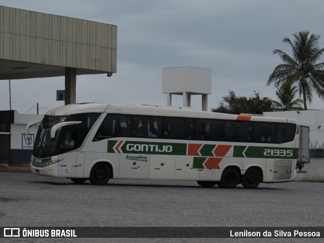 Empresa Gontijo de Transportes 21335 na cidade de Caruaru, Pernambuco, Brasil, por Lenilson da Silva Pessoa. ID da foto: 11449334.