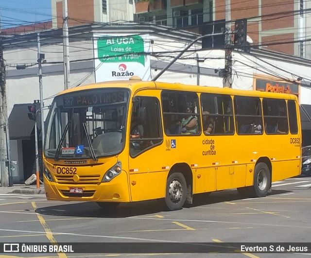 Cristo Rei > CCD Transporte Coletivo > SPE Via Mobilidade S/A DC852 na cidade de Curitiba, Paraná, Brasil, por Everton S de Jesus. Número da foto: #11450935.
