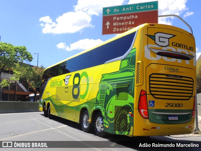 Empresa Gontijo de Transportes 25080 na cidade de Belo Horizonte, Minas Gerais, Brasil, por Adão Raimundo Marcelino. ID da foto: 11447997.