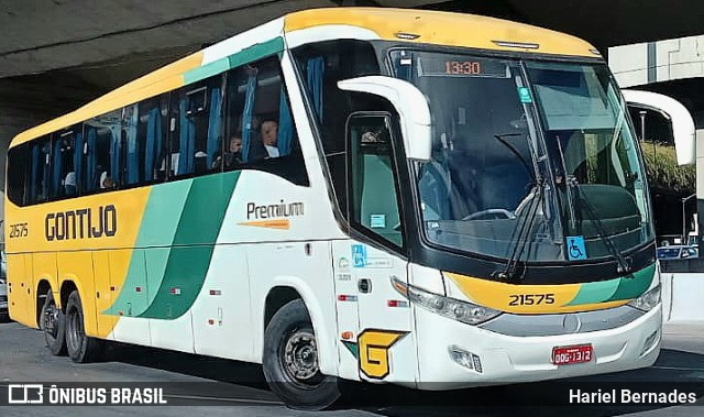 Empresa Gontijo de Transportes 21575 na cidade de Belo Horizonte, Minas Gerais, Brasil, por Hariel Bernades. Número da foto: #11447953.