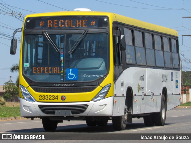 Viação Pioneira 233234 na cidade de Samambaia, Distrito Federal, Brasil, por Isaac Araújo de Souza. Número da foto: #11448113.
