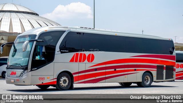 ADO - Autobuses de Oriente 0565 na cidade de Venustiano Carranza, Ciudad de México, México, por Omar Ramírez Thor2102. ID da foto: 11448819.