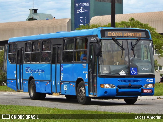 Biguaçu Transportes Coletivos Administração e Participação 422 na cidade de Florianópolis, Santa Catarina, Brasil, por Lucas Amorim. ID da foto: 11449563.