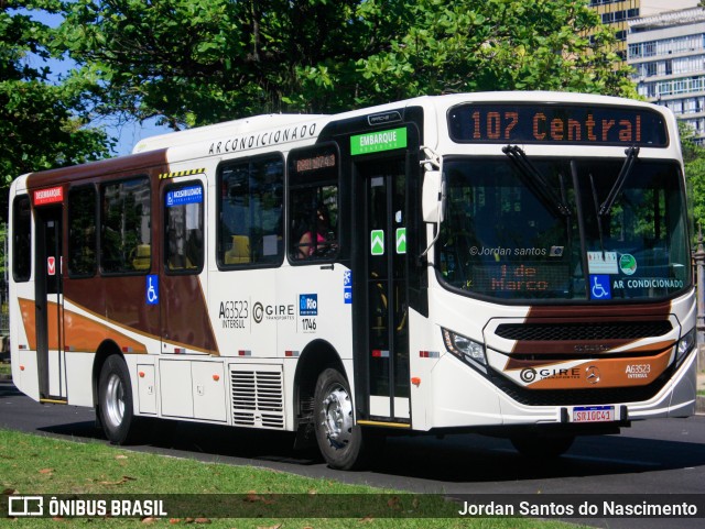 Erig Transportes > Gire Transportes A63523 na cidade de Rio de Janeiro, Rio de Janeiro, Brasil, por Jordan Santos do Nascimento. Número da foto: #11448495.