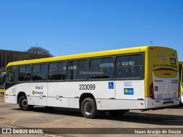 Viação Pioneira 233099 na cidade de Brasília, Distrito Federal, Brasil, por Isaac Araújo de Souza. Número da foto: #11450970.