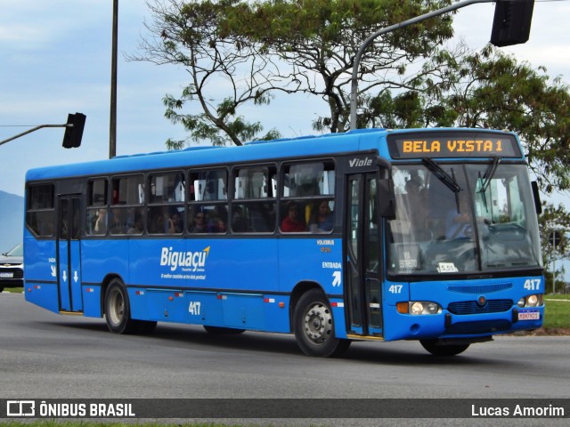 Biguaçu Transportes Coletivos Administração e Participação 417 na cidade de Florianópolis, Santa Catarina, Brasil, por Lucas Amorim. Número da foto: #11449537.
