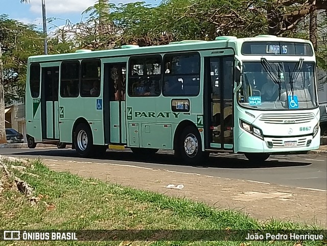 Viação Paraty 8867 na cidade de Jaú, São Paulo, Brasil, por João Pedro Henrique. Número da foto: #11451256.