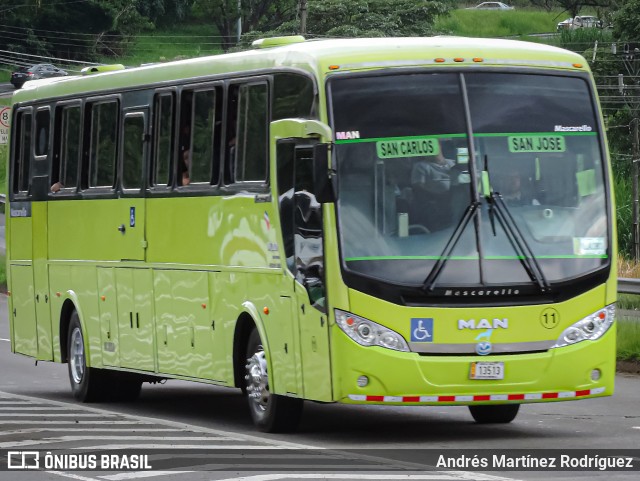 Autotransportes San José a Venecia 11 na cidade de Alajuela, Alajuela, Costa Rica, por Andrés Martínez Rodríguez. Número da foto: #11452565.