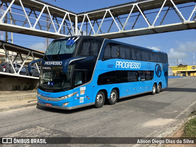Auto Viação Progresso 6027 na cidade de São José de Mipibu, Rio Grande do Norte, Brasil, por Alison Diego Dias da Silva. Número da foto: #11452662.