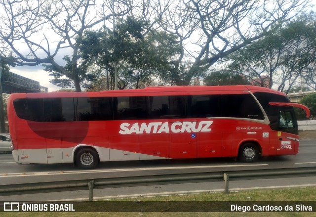 Viação Santa Cruz 29923 na cidade de São Paulo, São Paulo, Brasil, por Diego Cardoso da Silva. Número da foto: #11452312.