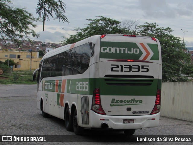 Empresa Gontijo de Transportes 21335 na cidade de Caruaru, Pernambuco, Brasil, por Lenilson da Silva Pessoa. Número da foto: #11453213.