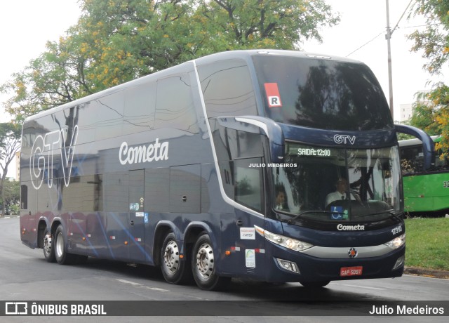 Viação Cometa 17310 na cidade de Campinas, São Paulo, Brasil, por Julio Medeiros. Número da foto: #11451421.