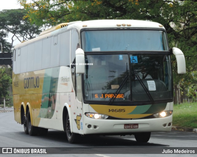 Empresa Gontijo de Transportes 14685 na cidade de Campinas, São Paulo, Brasil, por Julio Medeiros. ID da foto: 11452440.