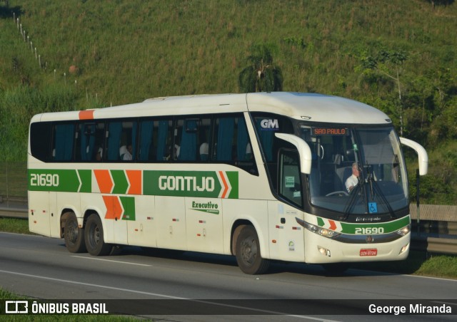 Empresa Gontijo de Transportes 21690 na cidade de Santa Isabel, São Paulo, Brasil, por George Miranda. ID da foto: 11452025.