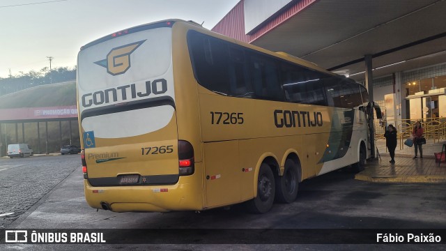 Empresa Gontijo de Transportes 17265 na cidade de João Monlevade, Minas Gerais, Brasil, por Fábio Paixão. ID da foto: 11452154.