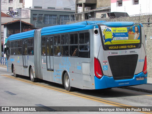 BRT Sorocaba Concessionária de Serviços Públicos SPE S/A 3229 na cidade de Sorocaba, São Paulo, Brasil, por Henrique Alves de Paula Silva. ID da foto: 11452998.