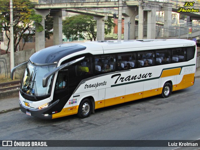 Transur - Transporte Rodoviário Mansur 6700 na cidade de Juiz de Fora, Minas Gerais, Brasil, por Luiz Krolman. Número da foto: #11451847.