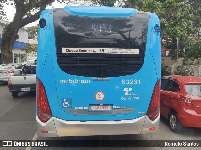 Viação Paratodos > São Jorge > Metropolitana São Paulo > Mobibrasil 6 3231 na cidade de São Paulo, São Paulo, Brasil, por Rômulo Santos. Número da foto: #11452353.