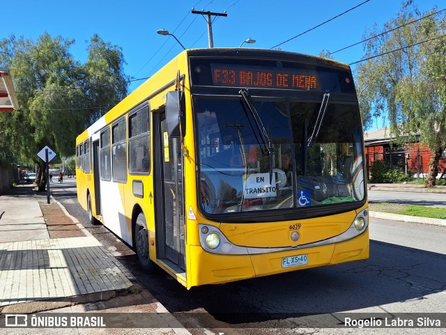 Buses Omega 6025 na cidade de Puente Alto, Cordillera, Metropolitana de Santiago, Chile, por Rogelio Labra Silva. Número da foto: #11452268.