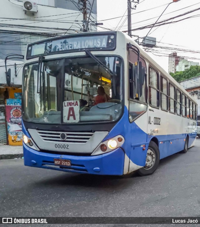 Auto Viação Monte Cristo AL-00002 na cidade de Belém, Pará, Brasil, por Lucas Jacó. Número da foto: #11453019.